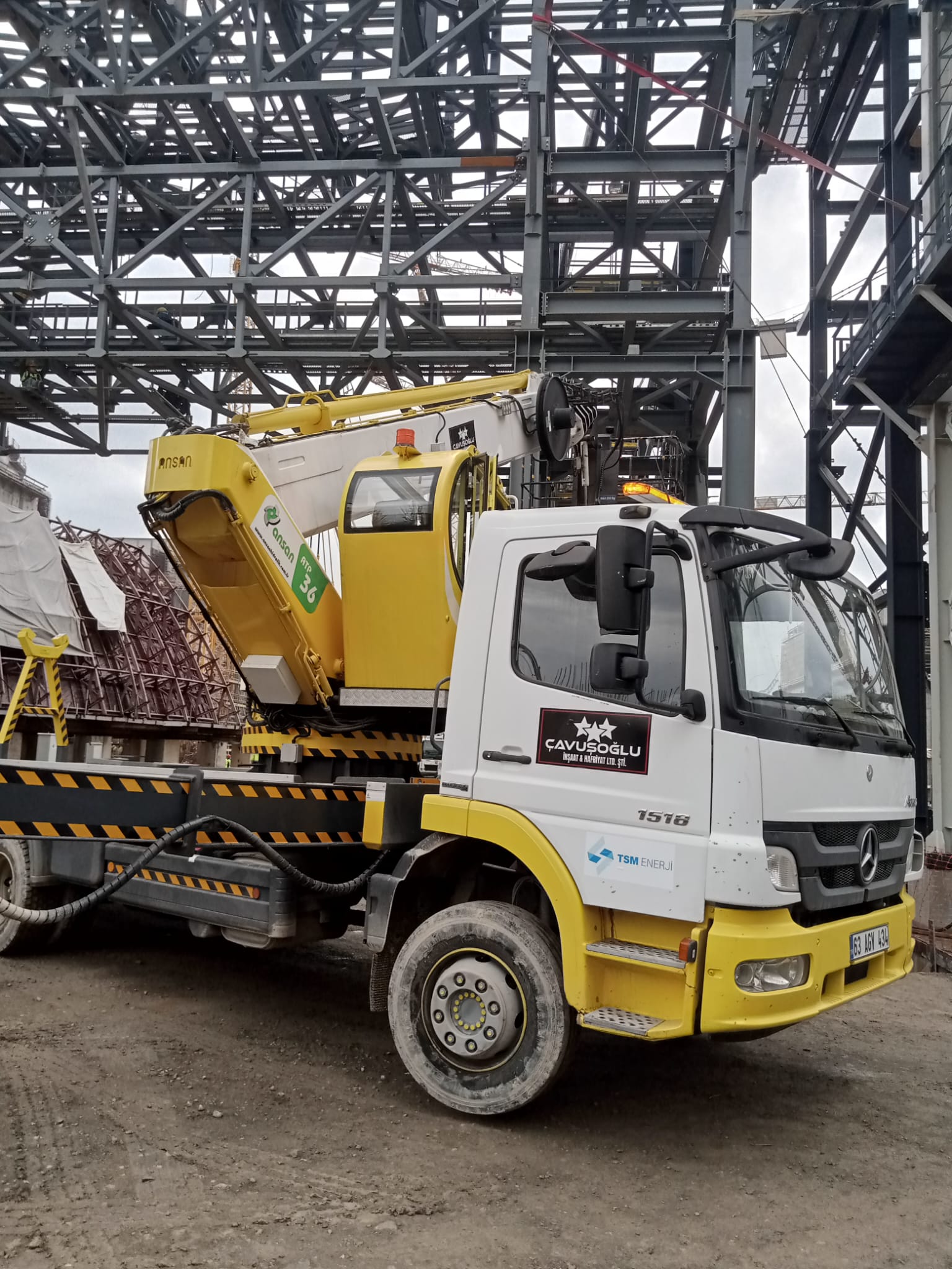 Kiralık Sepetli Platform 